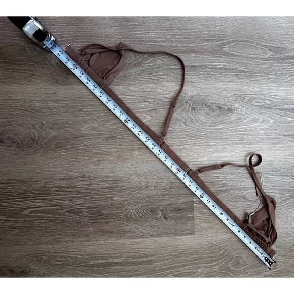 Skims | Mesh Plunge V Bra Bralette | Brown/Tan | NWT | SZ 2X - Picture 3 of 6